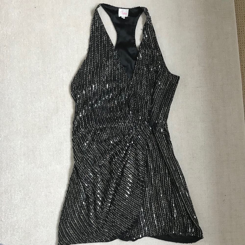 Parker Racer Back Sequin Dress
